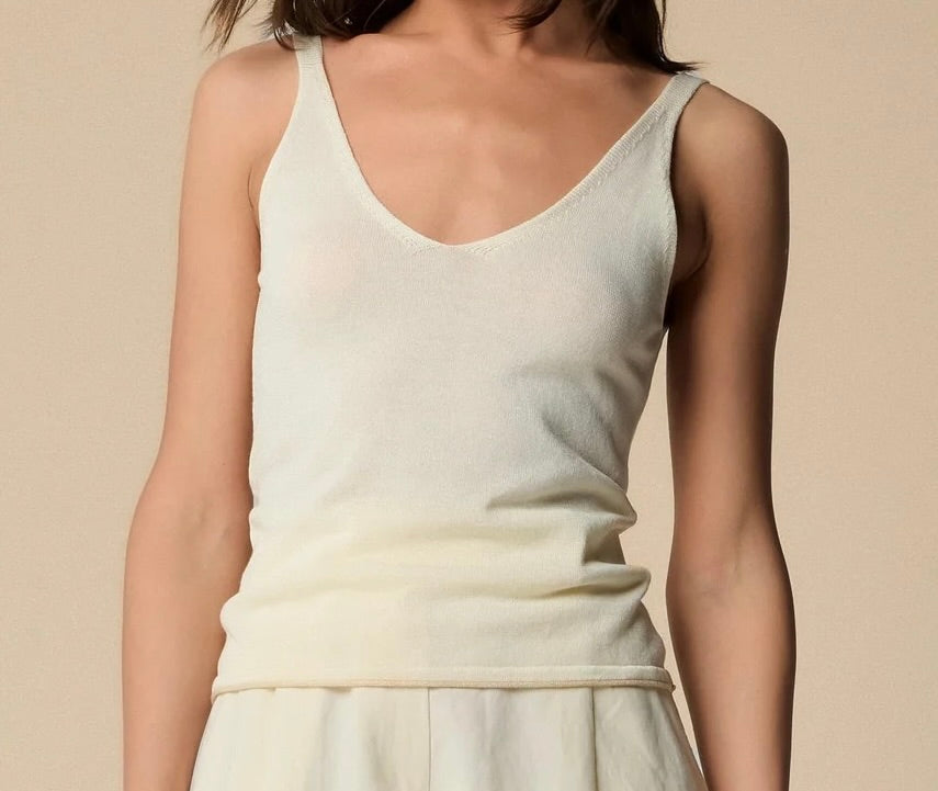 kocca top con scollo a V fina